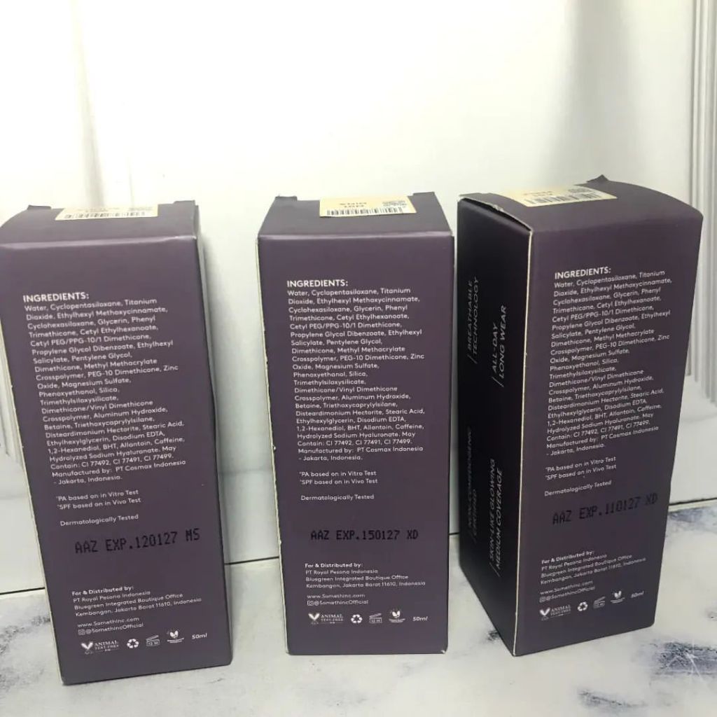 Somethinc tinted sunscreen copypaste preloved