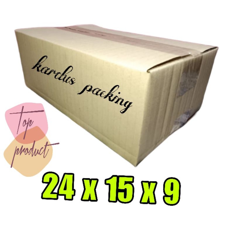 

kardus packing UK 24x15x9 kardus kecil kardus besar