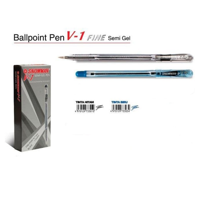 

Snowman V1, Ketebalan 1.0 Pen / Pulpen / Ballpen / Ballpoint