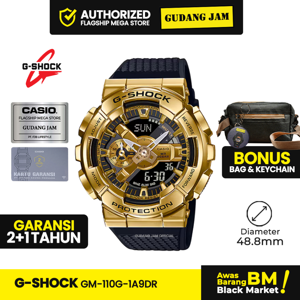 Jam Tangan G-Shock GM-110G-1A9DR GM-110G GM-110 GM110G GM 110G