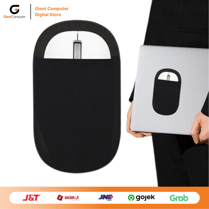 Mouse Shape Portable Laptop Pouch Holder Organizer Tas Kantong