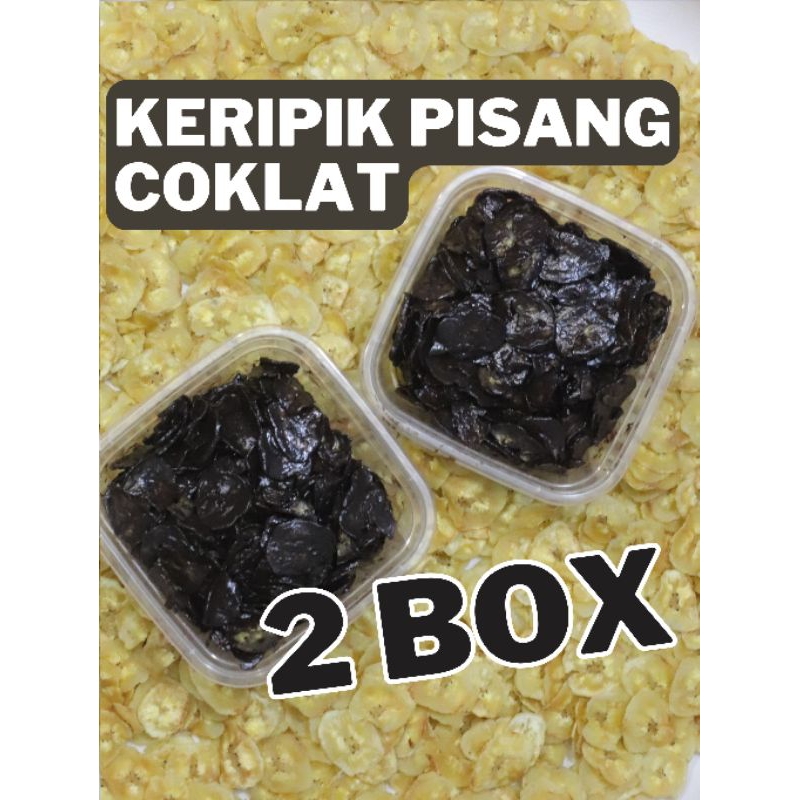

PAKET BUNDLING 2 BOX | KERIPIK PISANG COKLAT | 220 GRAM