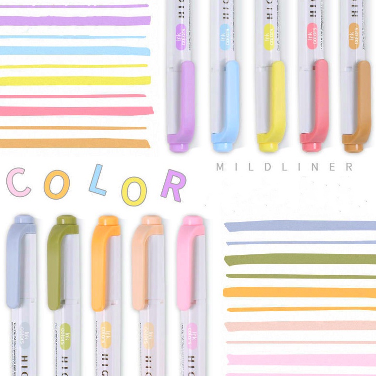 

KODE D85F Highlighter Penanda stabilo Pastel 1 Set 5Pcs 5Warna Penanda Berwarna cakivskl6z
