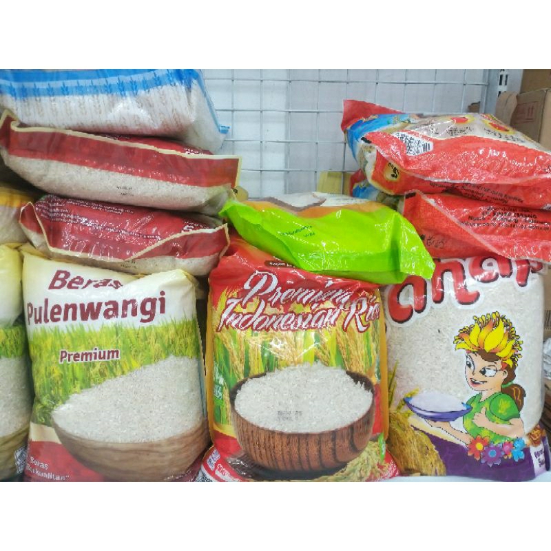 Indomaret Beras Ramos Super / Sania / Lahap / SPHP 5Kg