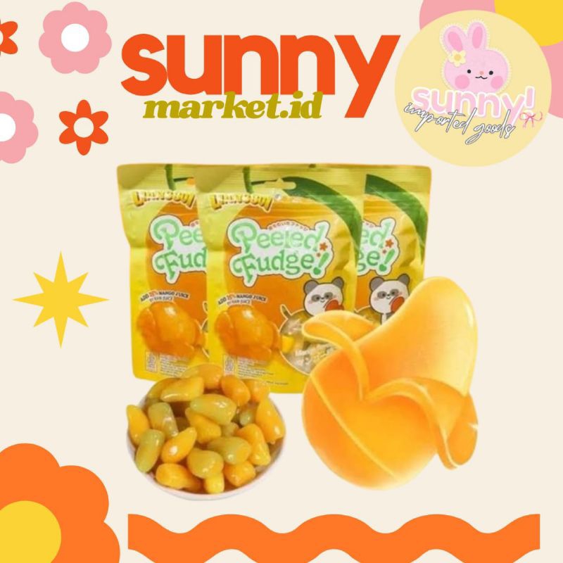 

SUNNYMARKET - LIANGGUI LIANG GUI PEELED FUDGE PEELED GUMMY MANGO MANGGA PERMEN JELI KENYAL BUAH FRUIT 108 GR