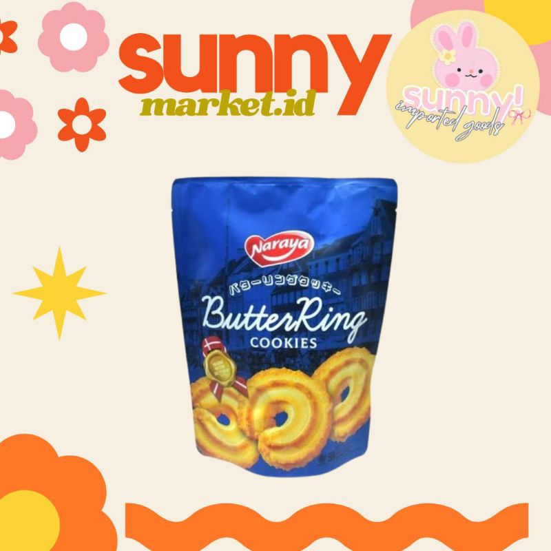 

SUNNYMARKET - NARAYA BUTTER RING COOKIES COOKIE KUKIS IMPORT BISCUIT BISKUIT