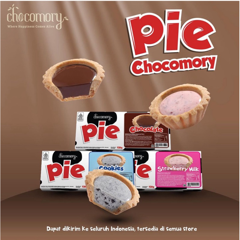 

Chocomory Cookies n Cream Pie isi 5 135g