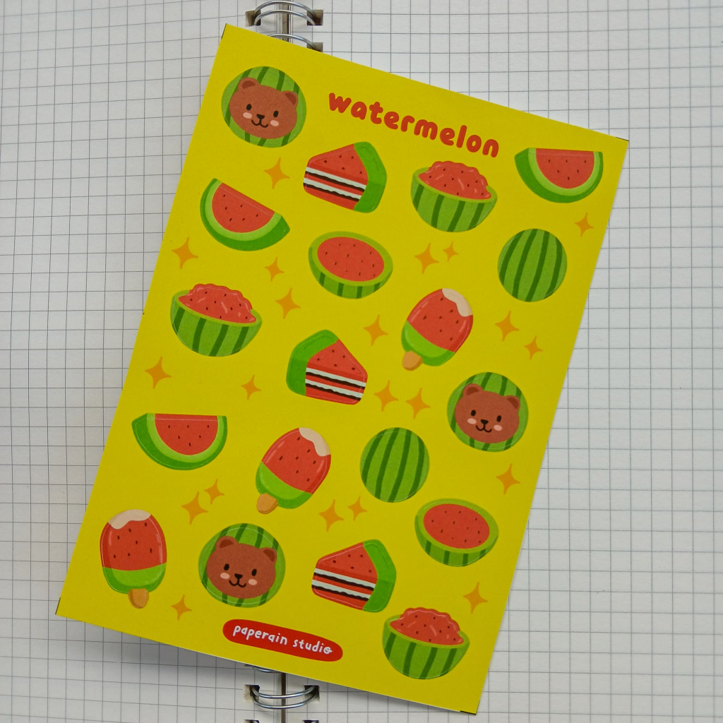 

watermelon sticker sheet