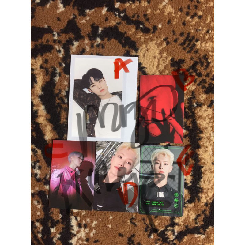 PHOTOCARD OFFICIAL MURAH TRADING CARD POLAROID POSTCARD CHEKI YIZHIYU KOREA HOSHI SEVENTEEN