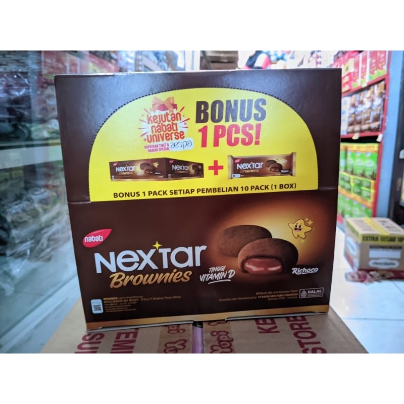 

Biskuit Nabati NEXTAR BROWNIES Chocolate