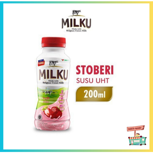 

Milku Susu UHT Stroberi 200 ml
