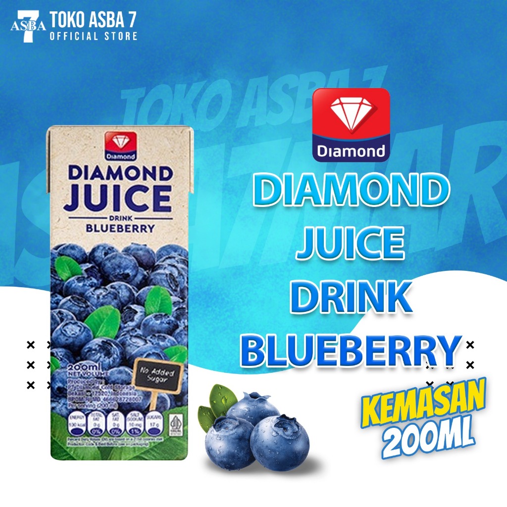 

DIAMOND JUICE DRINK BLUEBERRY 200ML