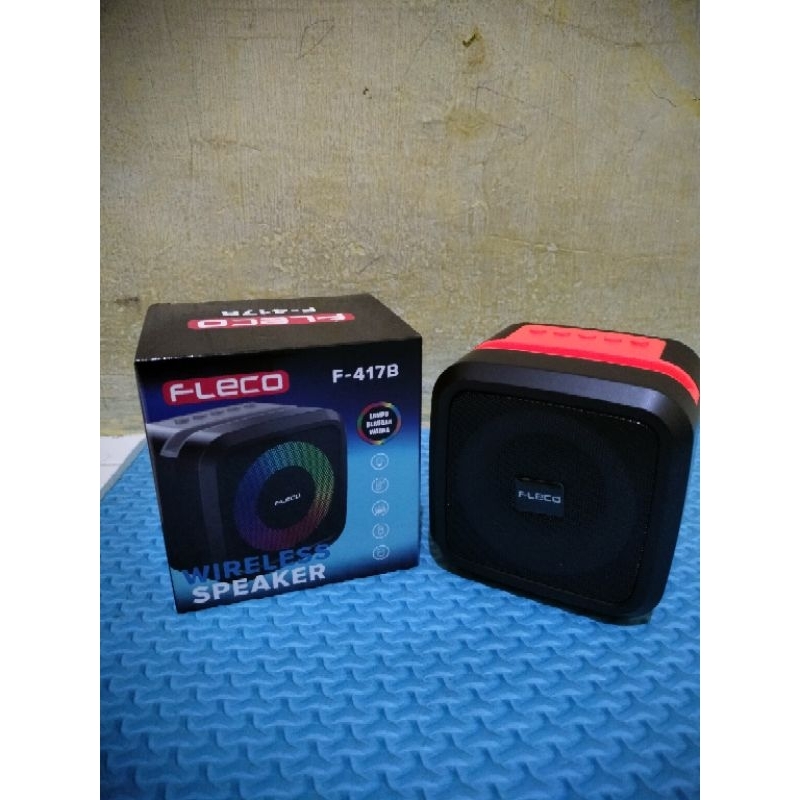 Speaker Terlaris Super Bass FLECO F-417B Bluetooth Mantap Bass nya