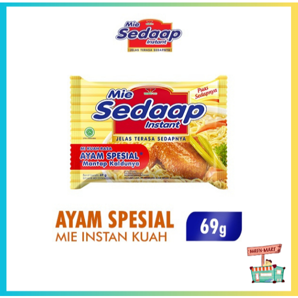 

Sedaap Mie Instan Ayam Spesial 69 gr