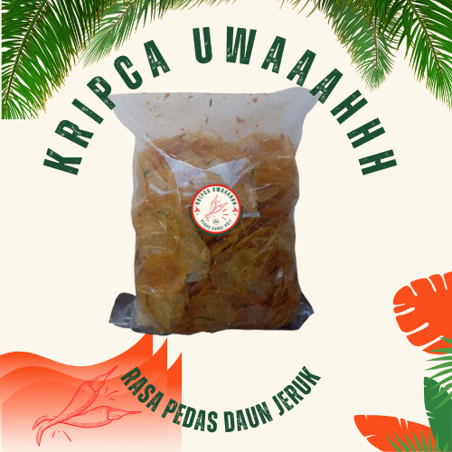 

Keripik Kaca Pedas Daun Jeruk || Rasa Pedas Daun Jeruk || KRIPCA 1 KG || 1/2 KG || Pouch