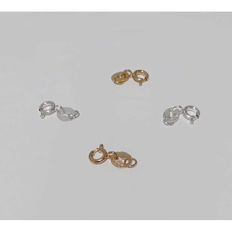 Kokot Atau Pengait Bulat Buat Kalung Dan Gelang(Perak 925)