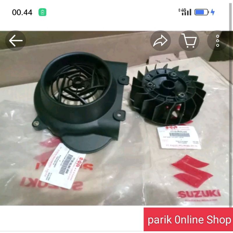 Tutup Kipas+kipas Mesin Suzuki Addres Nex 1 Nex 11 Lets