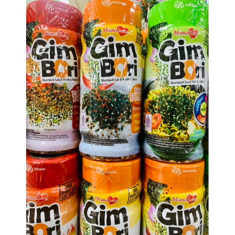 

Mama Suka Gim Bori Rumput Laut Kering Tabur Botol 30 ALL VARIANT