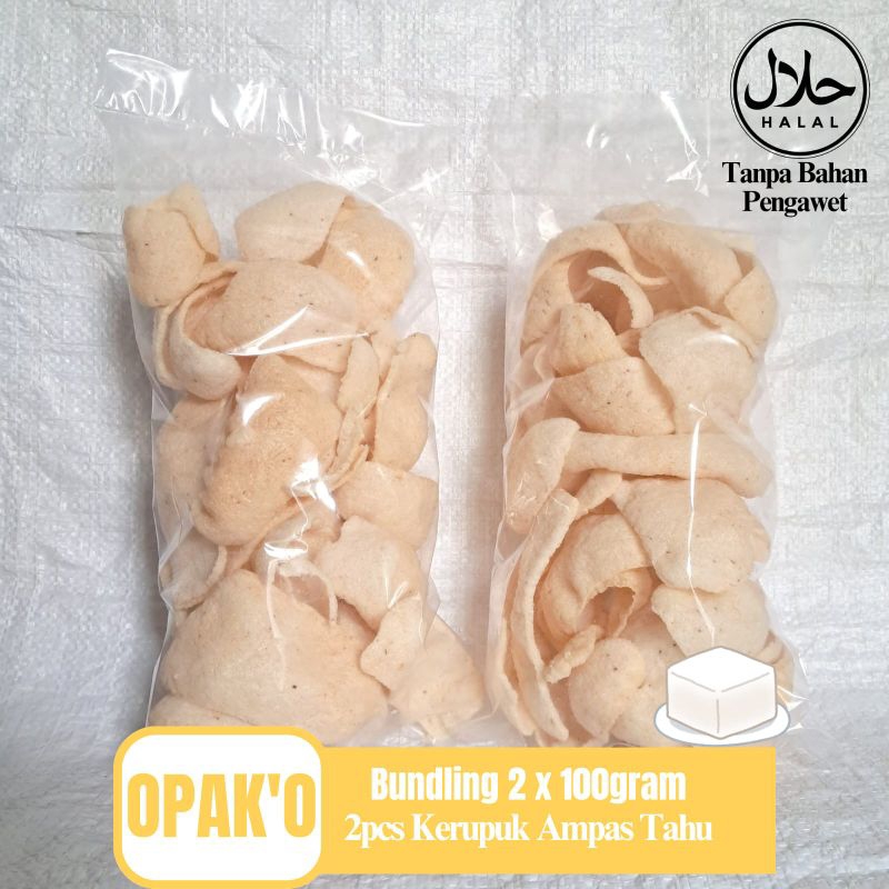 

PAKET BUNDLING 2 PCS KERUPUK AMPAS TAHU