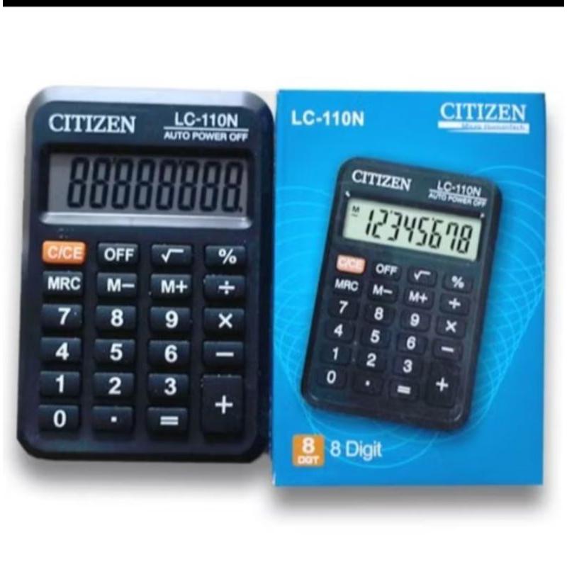 

KALCULATOR MINI CITIZEN LC-110N / calculator mini citiizen 8 digit