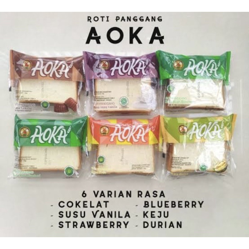 

Roti Panggang Aoka Aneka Rasa / Roti Aoka