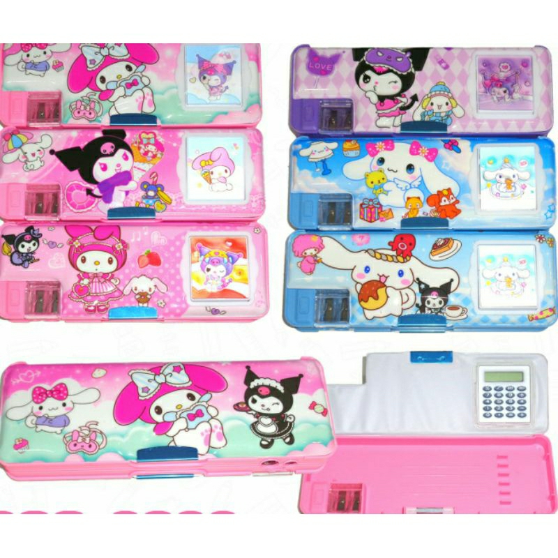 

Tempat Pensil Magnet Karakter + Kalkulator / Kotak Pensil ANAK CEWEK dan COWOK