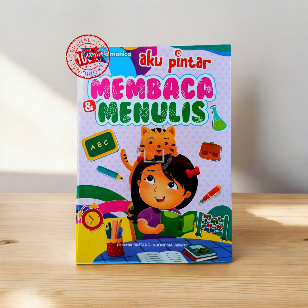 Buku Aku Pintar Membaca dan Menulis Untuk Anak TK & SD Kelas 1