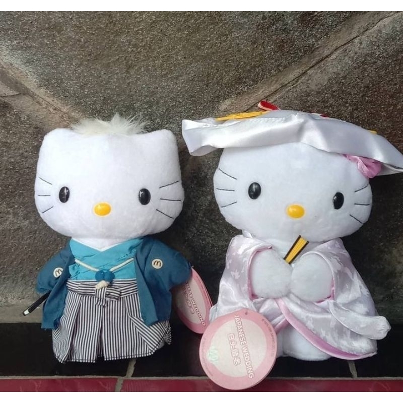 boneka hello kitty pengantin jepang