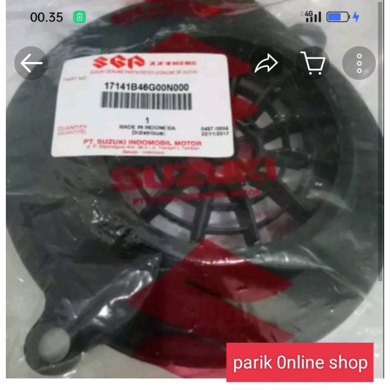 Cover Tutup Kipas Suzuki Spin Skywave Hayate 125