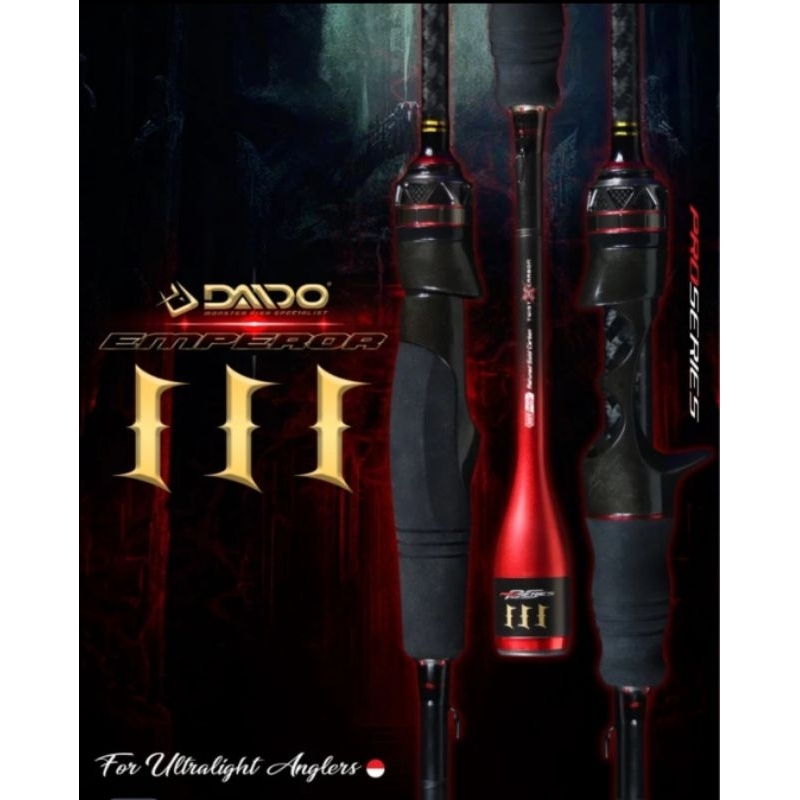 Joran Pancing DAIDO EMPEROR PRO SERIES Gen I / II / III Full Fuji 662UL Dan 702UL