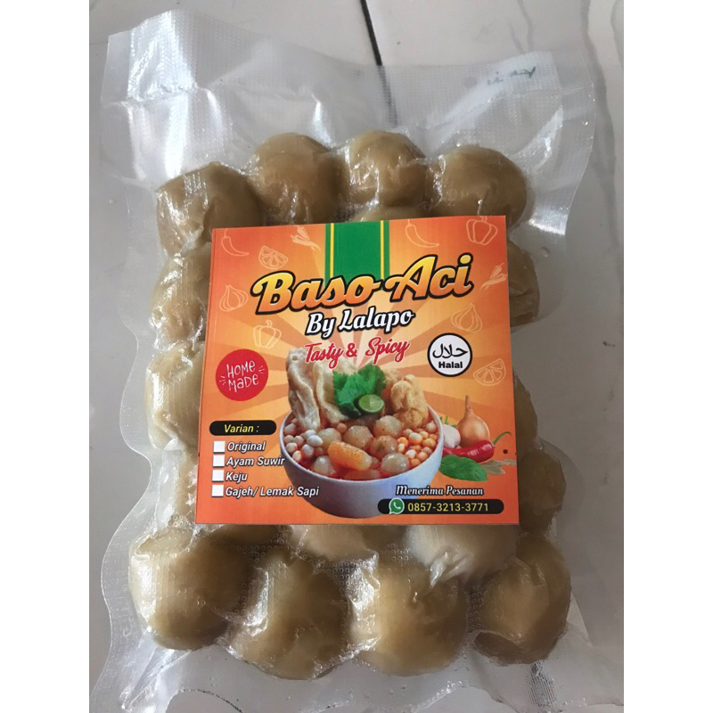 

cilok aci , bakso aci , boci , cilok isi 25pcs