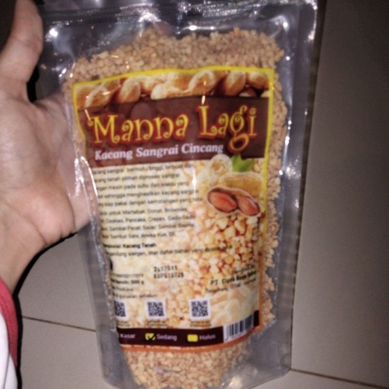 

Kacang Sangrai Cincang Manna Lagi