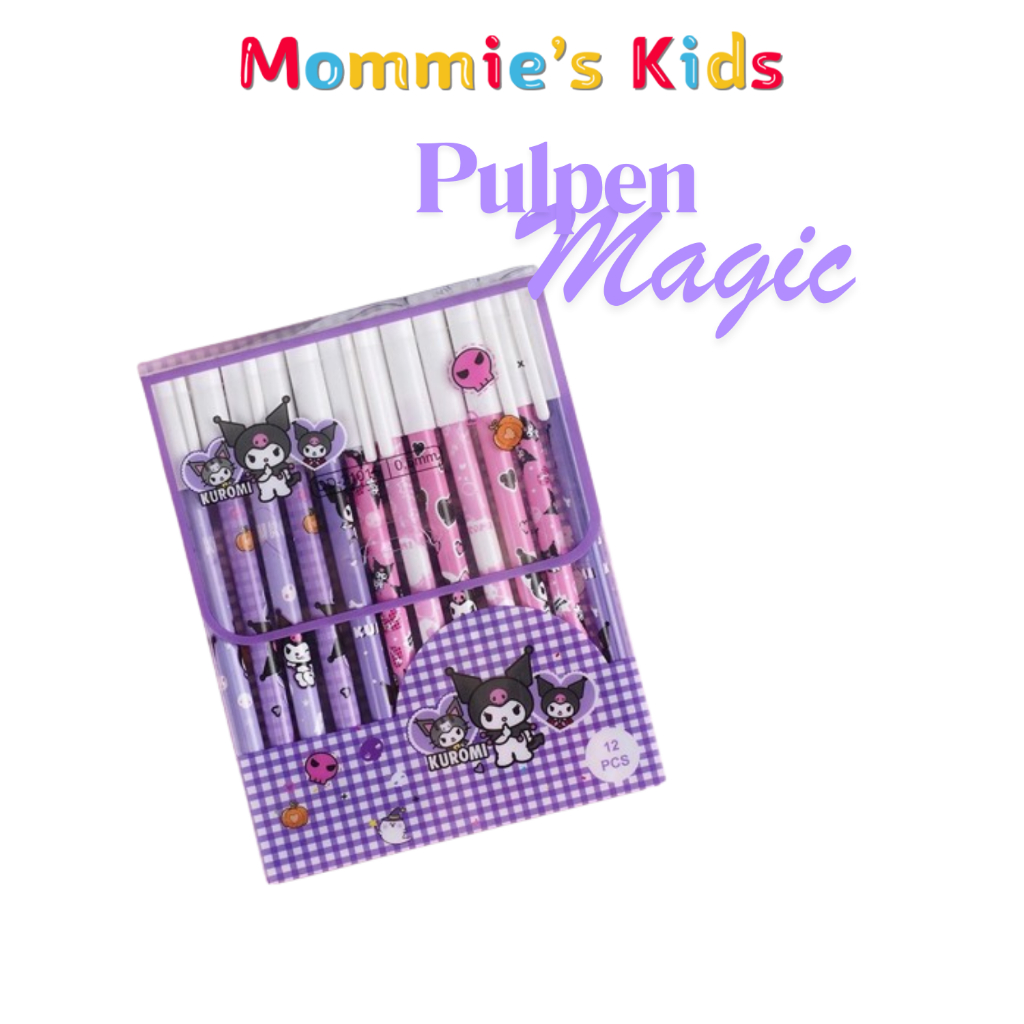 

Pena Karakter Bisa Dihapus Pulpen Erasable 12 PCS Gel Pen Hitam 12 PCS MK622