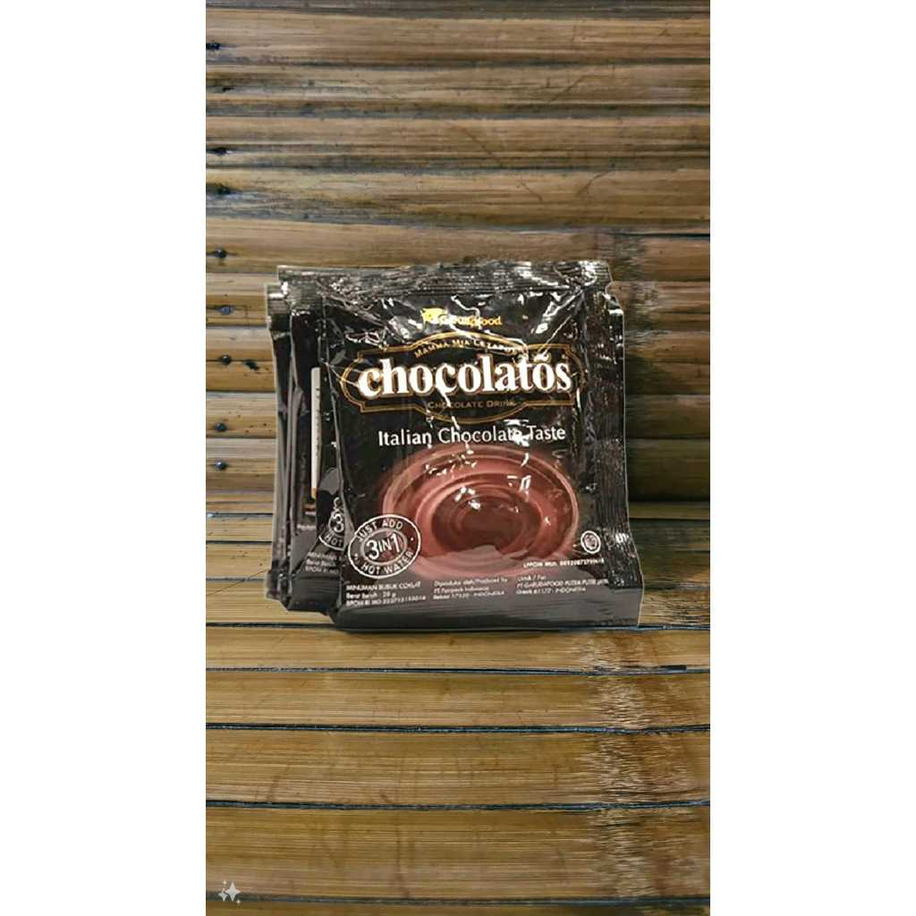 

Chocolatos Drink Minuman Coklat 28 gr 1 Renteng isi 10 pcs