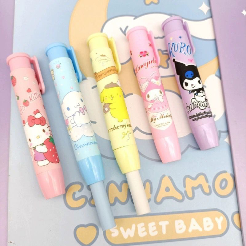 

Penghapus Pensil Sanrio / Penghapus bentuk pensil mekanik sanrio / Sanrio Eraser