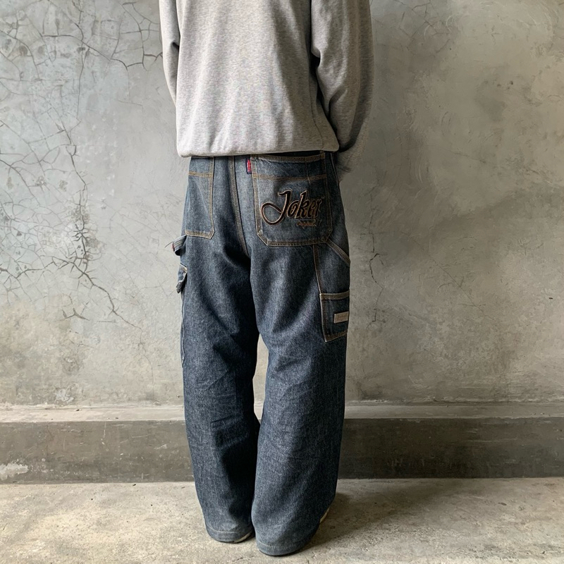 Y2K Joker 77 Carpenter Cargo Grey Washed