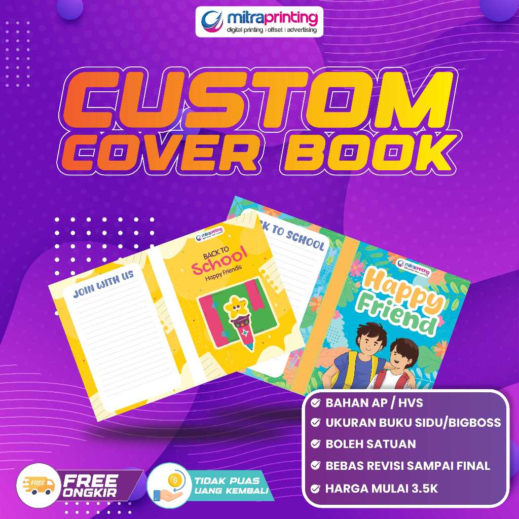 

Sampul Buku - Cover Buku Custom Desain dan Ukuran