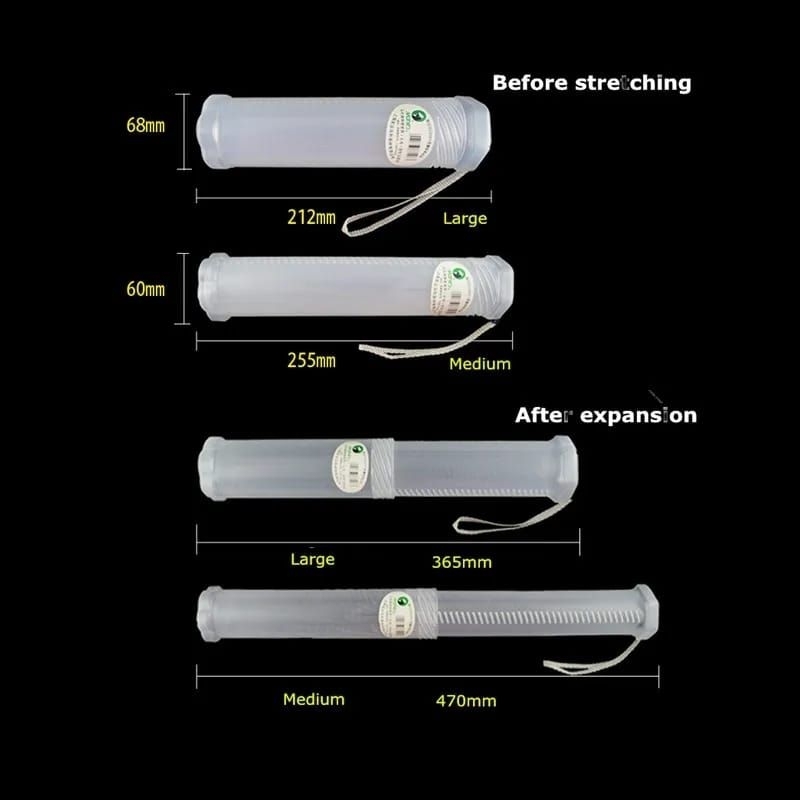 

tyvf Extendable Drafting Tube Holders / Tabung Ulir Tempat Kuas Pensil Kertas