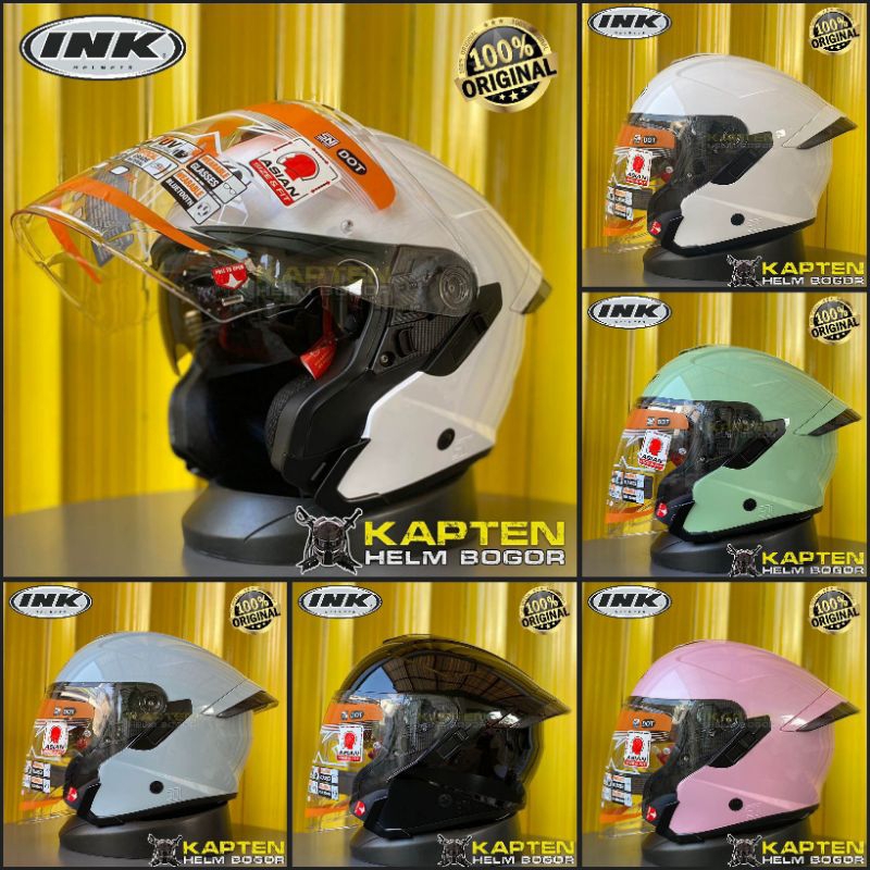 Helm INK TERRA 2 Double Visor / Helm Falf Face INK Original