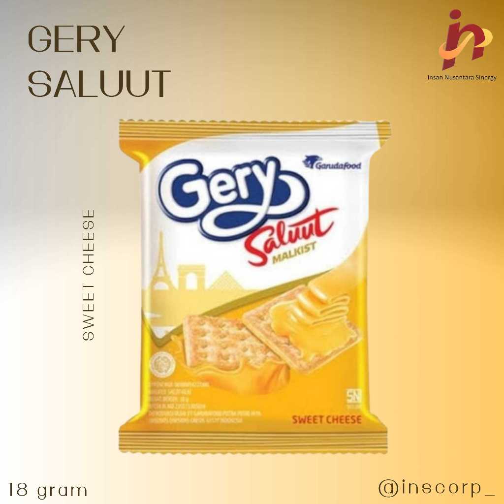 

Gery Saluut Malkist Keju 18g/pack/10 pcs