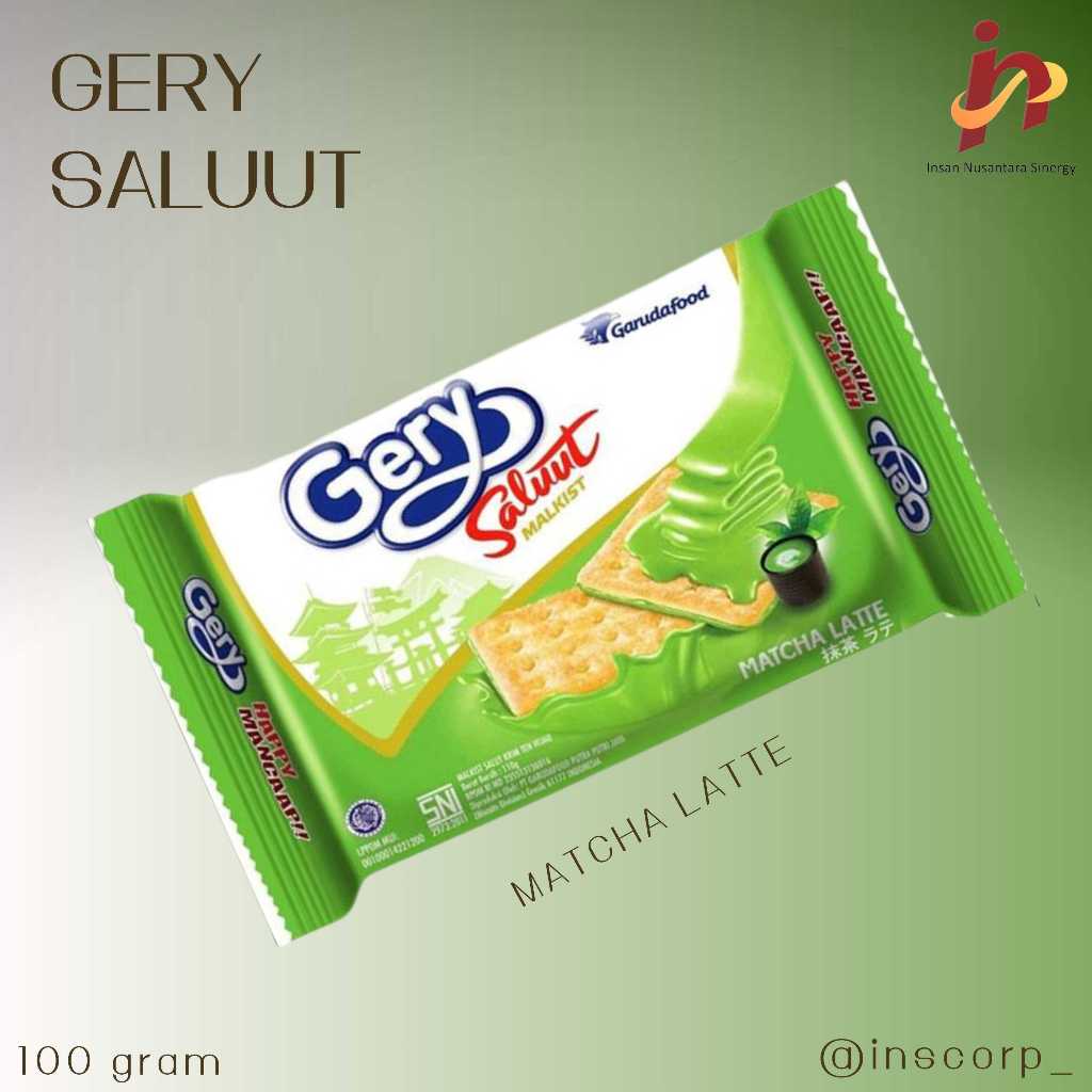 

Gery Saluut Malkist Matcha 100g/pack/6 pcs