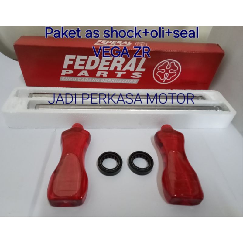 As Shock Breaker Depan FEDERAL  PAKET + SEAL + OLI  VEGA ZR