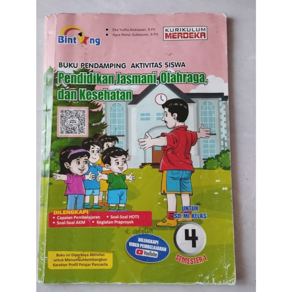 

Pendidikan Jasman, Olahraga, dan Kesehatan untuk SD/MI kelas 4 Semester 1