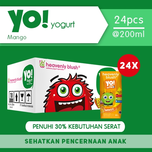 

Yogurt Heavenly Blush YO Mango 24 x 180 ml