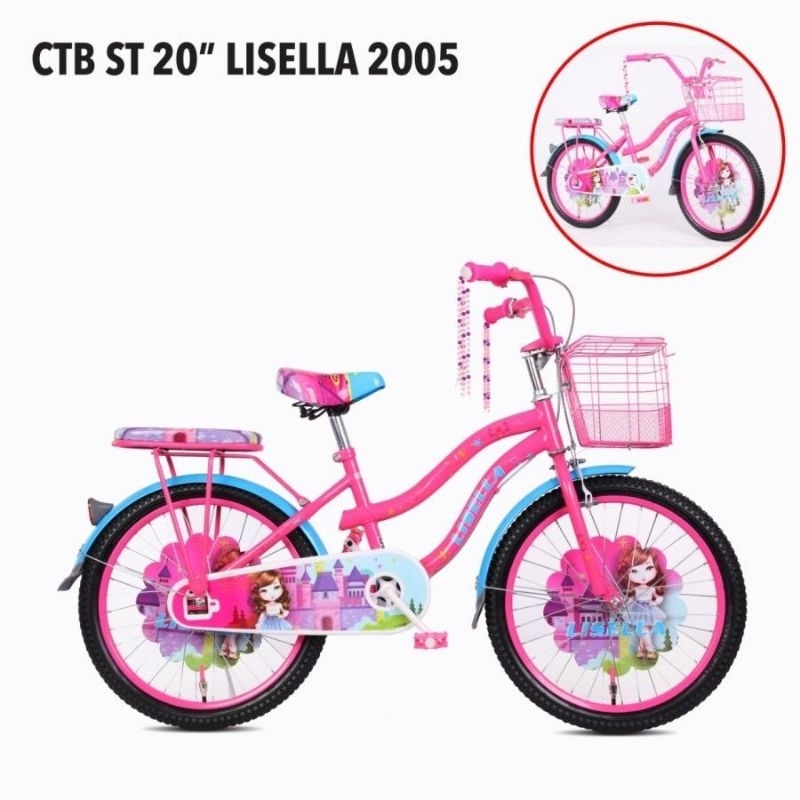 SEPEDA MINI ANAK KERANJANG CTB UKURAN 20 INCH LISELLA 2005
