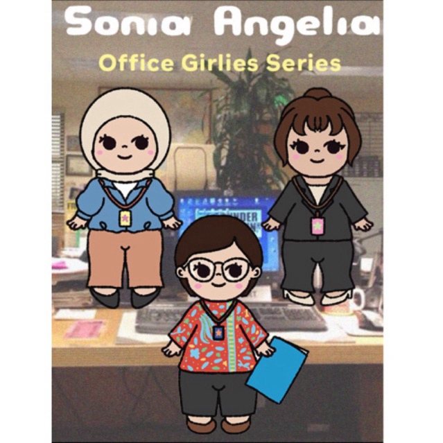 

Studio Goblo Die Cut Stickers - Sonia Angelia Office Girlies