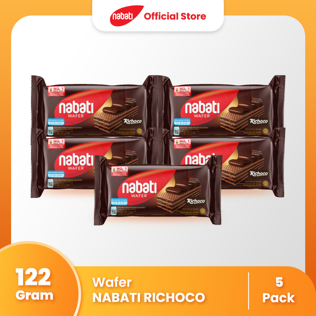 

[Bundle Pack Isi 5] Nabati Richoco 122gr