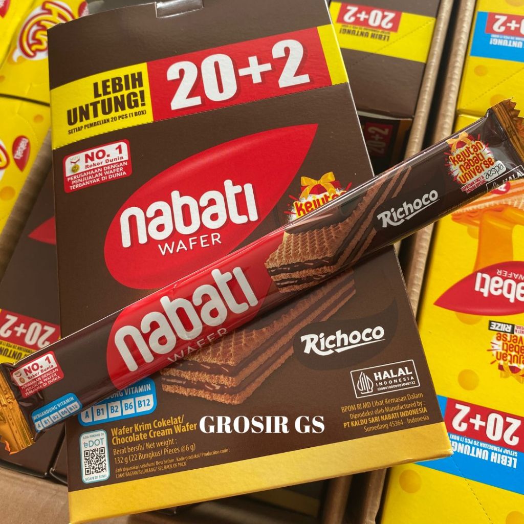 

NABATI WAFER 500AN 1 box