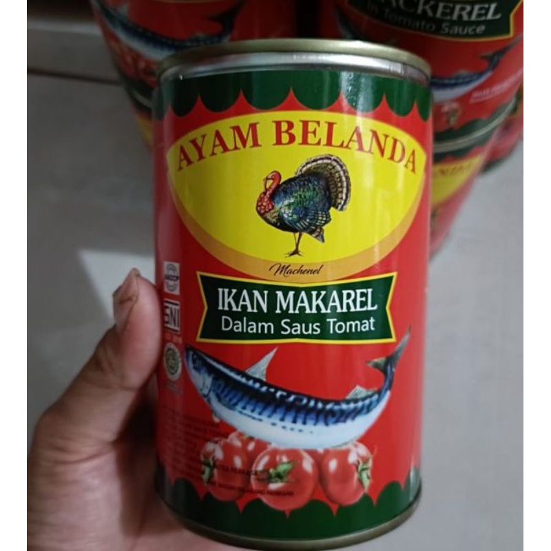 

Ikan Sarden Mackerel Ayam Belanda 425gr