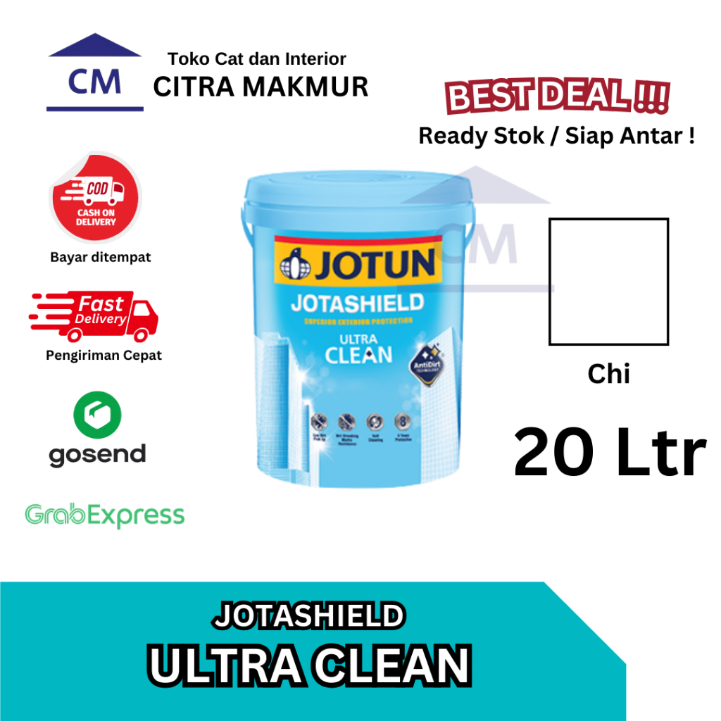 Jotun Jotashield Ultra Clean | Putih CHI (7236) - 20 Ltr